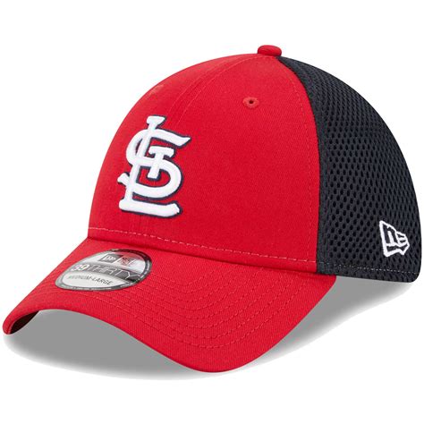 St Louis Cardinals New Era Team Neo 39thirty Flex Hat Red Sm