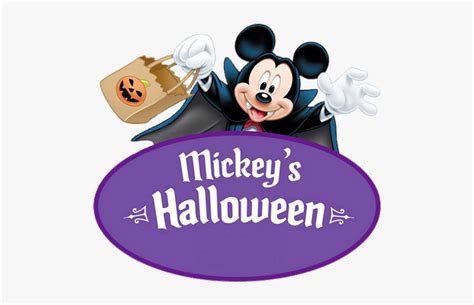 Mickey S Halloween Logo Disneyland Halloween Party Mickey Ad Hd Png