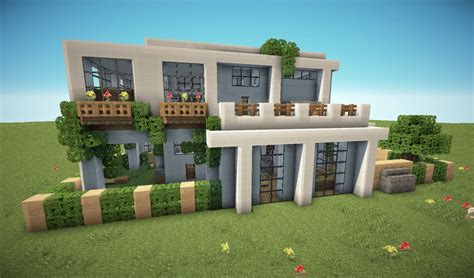 First Modern House Minecraft Project