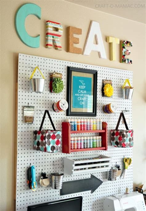 29 Best Collection Pegboard Craft Room Home Decor And Garden Ideas