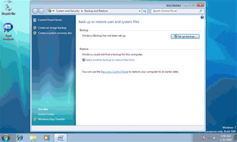 Windows 7 Data Backup And Restore A Real Upgrade From Vista