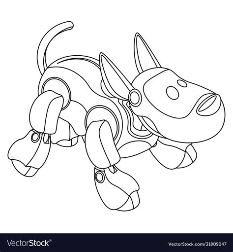 Robot Dog Coloring Pages