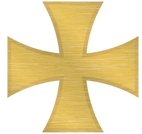 Cruz De Malta De Ouro 1194204 Png
