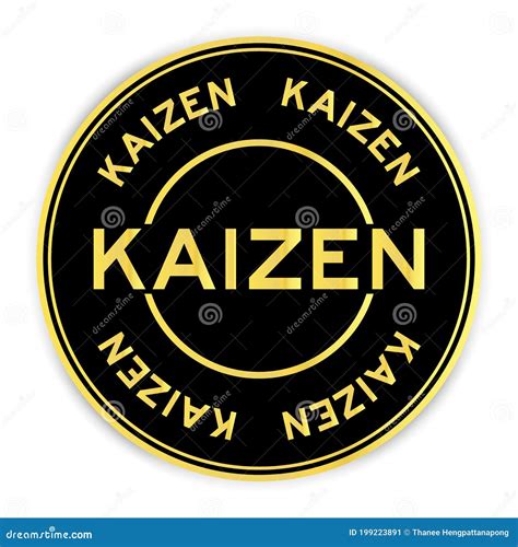 Continuous Improvement Kaizen Business Concept Improve Cartoon Vector
