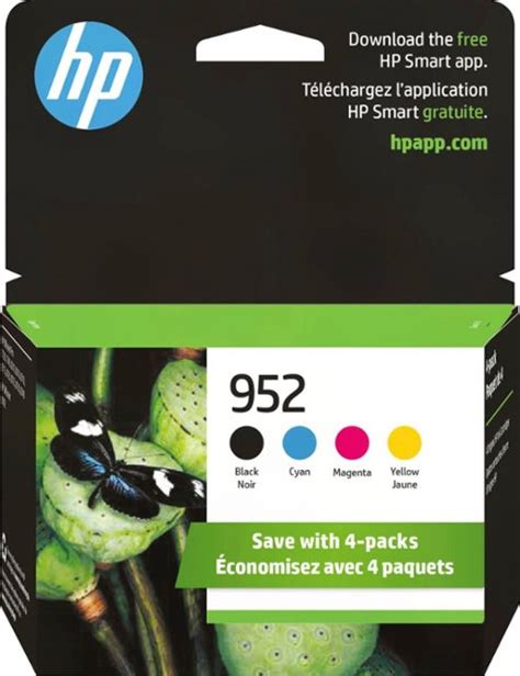 Hp 952 Combo Pack Standard Capacity Blackyellowcyanmagenta Ink