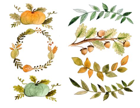 Watercolor Leaves Fall Clipart 10 Free Cliparts Download Images On