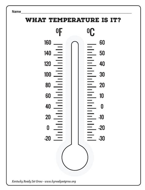 Thermometer Worksheets Worksheets For Kindergarten