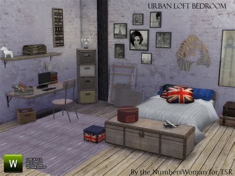 Thenumberswomans Urban Loft Bedroom