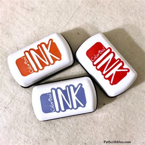Colorbox Ink Premium Dye Mini Ink Pads Pet Scribbles