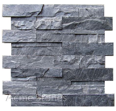 Monsoon Black Split Face 123 Inch Stone Tiles Acme Stones
