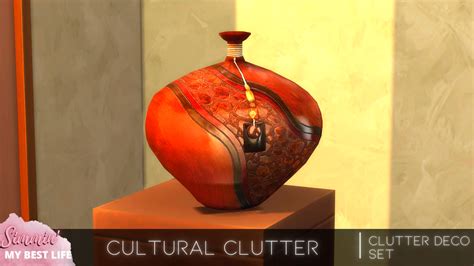 NEW CC RELEASE Cultural Clutter Deco Set SIMMIN MY BEST LIFE