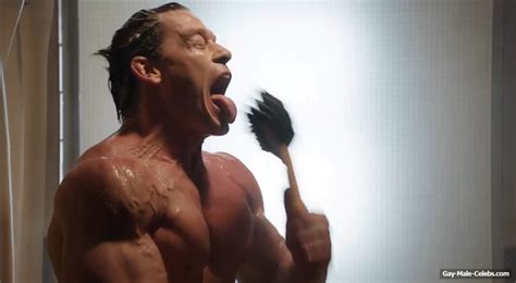 John Cena Shirtless Shower Scene In Playing With Fire The Nude Male