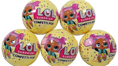 Lol Surprise Dolls Series 3 Confetti Pop Blind Box Unboxing Toy Review