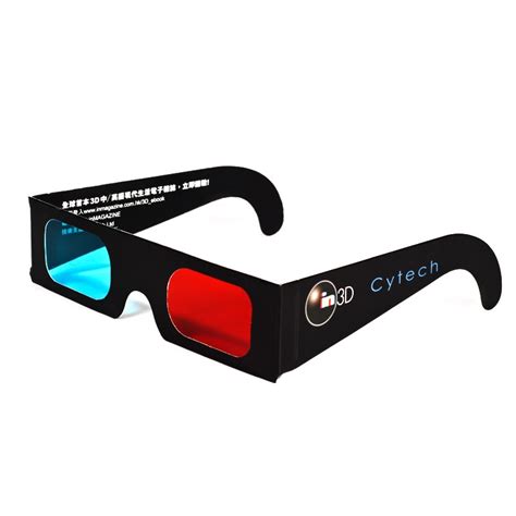 Black Cardboard 3d Glasses Red Cyan 3d Glasses Supplier