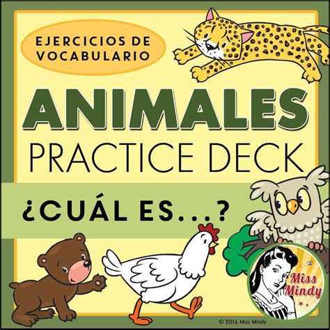 Boom Cards Los Animales Spanish Animals ¿cuál Es Ejercicios De
