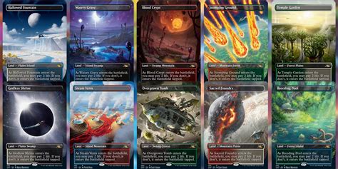 Magic The Gathering Unfinitys Full Art Lands And How To Get Them