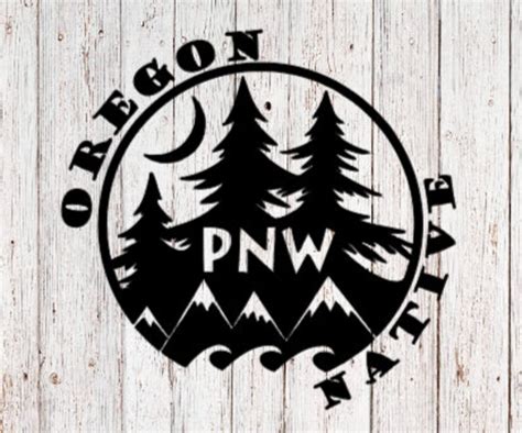 Oregon Native Svg Pnw Svg Pacific North West Etsy