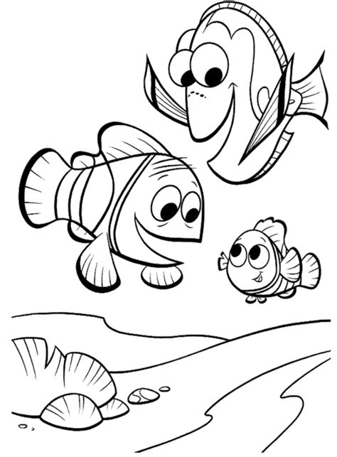 Color the pictures online or print them to color them with your paints or crayons. Free Printable Nemo Coloring Pages For Kids
