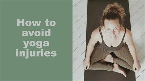 How To Avoid Yoga Injuries Youtube