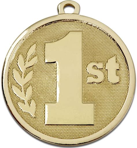 Gold Galaxy 1st Place Medal 45mm 175