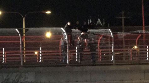 Police Pull Potential Bridge Jumper To Safety