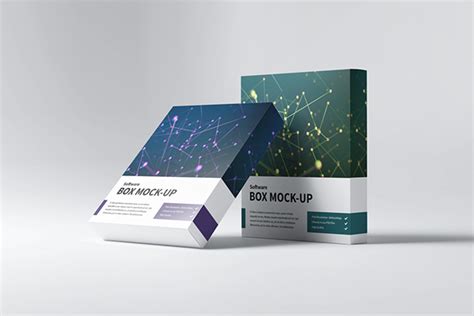 Software Product Box Mock Up 3d Visualization On Behance