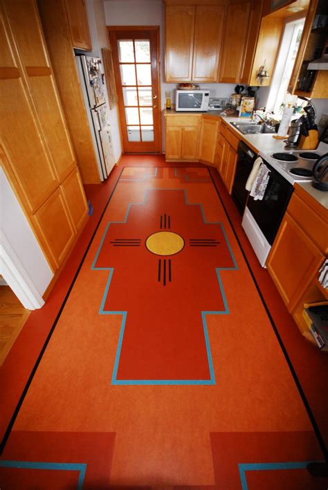 Flooring Ideas Modern Marmoleum Linoleum Kitchen Floor For Smal