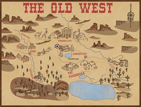 Map Of The Old West The Old Bonanza Map — Profantasy Community Forum