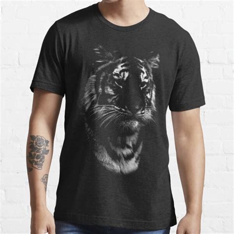Tiger Black Shirt T Shirt For Sale By Hottehue Redbubble Tiger T