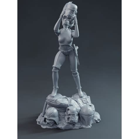 lady stormtrooper sexy stl 3d print files