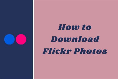 How To Download Flickr Photos Step By Step Guide