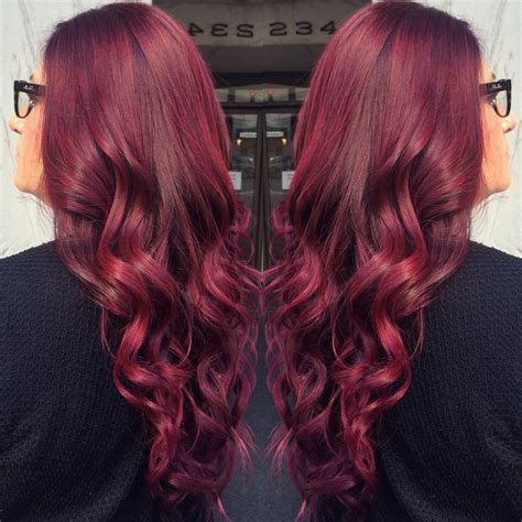 Red Violet Fall Hair Color Violet Hair Colors Red Violet Hair Color