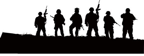 Army Silhouette Png png image