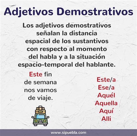 Adjetivos Demostrativos Palabras De Ortografía Adjetivos Demostrativos Adjetivos