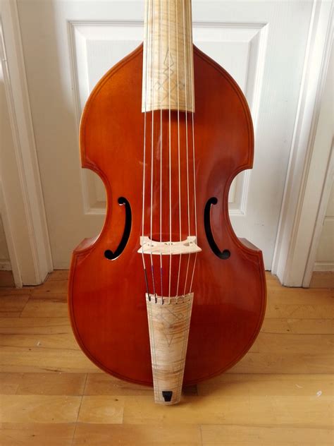 Basse De Viole De Gambe 7 Cordes Valmont 7 Strings Bass Viola Da Gamba
