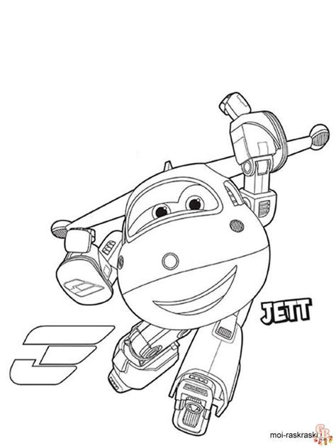 Coloriage Super Wings Des Dessins Imprimer Pour Enfant