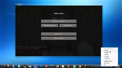 This is done by percentage or by typing down the exact amount of pixels required. How To Accuratly Change Your Resolution For Minecraft ...