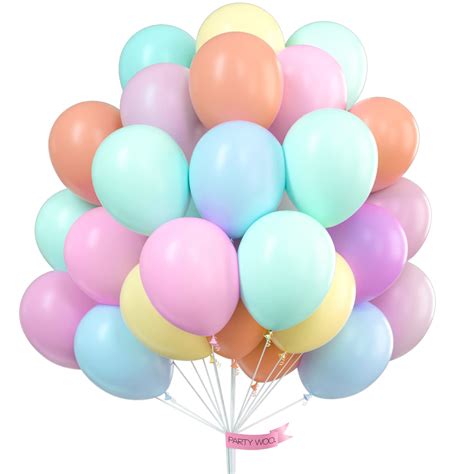 Buy Partywoo Pastel Balloons 100 Pcs 10 In Pastel Color Balloons In 8