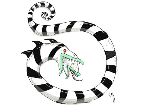 #so even if it looks kinda wonky i listened to the beetlejuice musical again and drew the sandworm for the first time and damn is it hard to draw lol. Sandworm by eve_agram on Dribbble