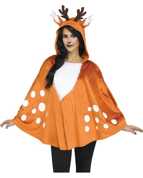 Deer Hooded Poncho As A Carnival Costume Karneval Universe