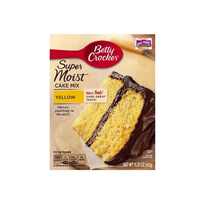 All you need to make this cake mix dessert is a box of yellow cake mix, oil, eggs. Betty Crocker Supermoist Cake Mix Red Velvet | Cosmos ...