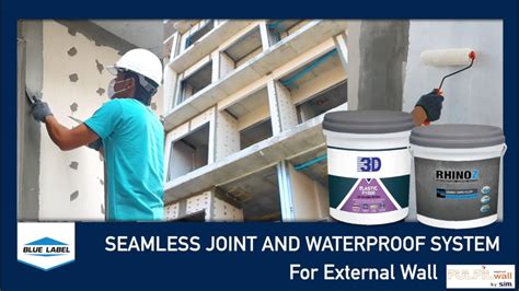 Seamless Joint And Waterproof System For External Wall Youtube
