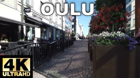 Walking In Oulu Finland Pikisaari To City Center July 2020 Youtube