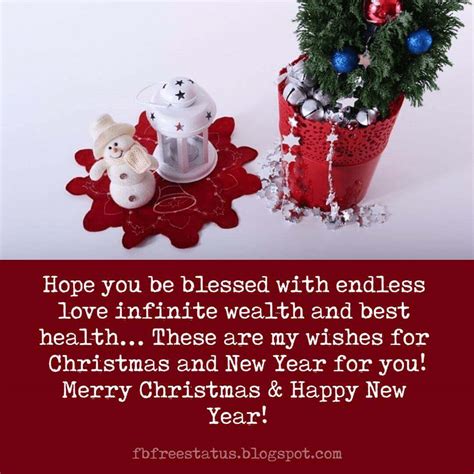 Merry Christmas And Happy New Year Wishes Messages Images