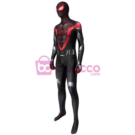 Miles Morales Cosplay Costume Spiderman Ps5 Cosplay Suit