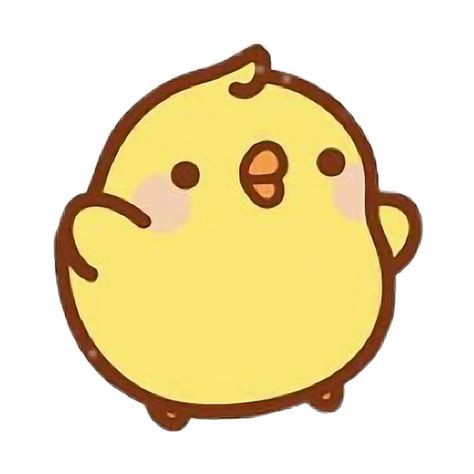Duck Kawaii Cute Sweet Duckface Sticker By Berilarts