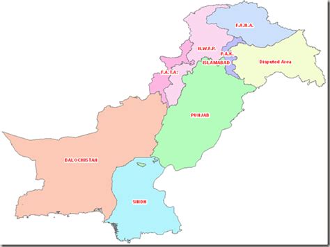Pakistan Gis National And Provincial Boundaries Of Pakistan