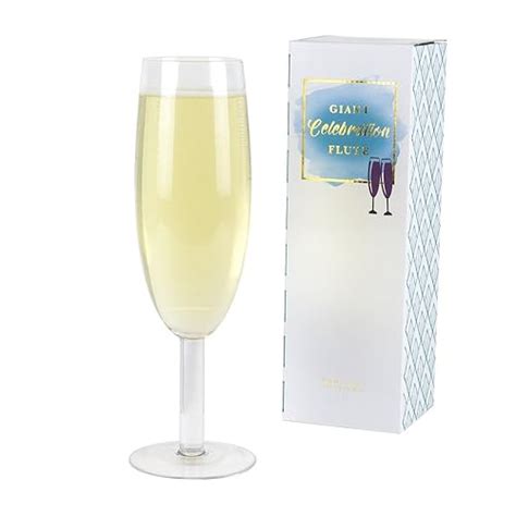 Bar Drinkstuff Giant Champagne Flute 0 9ltr Large Champagne Glass To Hold 1 Whole Champagne