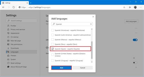 How To Add Delete Or Change Languages In Microsoft Edge Majorgeeks
