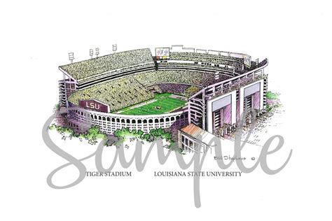 Lsu Tigers National Champs Louisiana State Death Valley Tiger Stadium